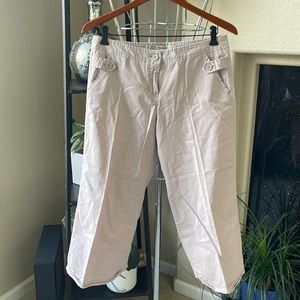 Anthropologie Sitwell pink cropped pants. EUC